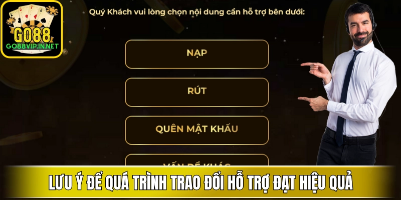 luu y de qua trinh trao doi ho tro dat hieu qua
